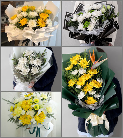 重庆开州区高桥镇白事花束代送